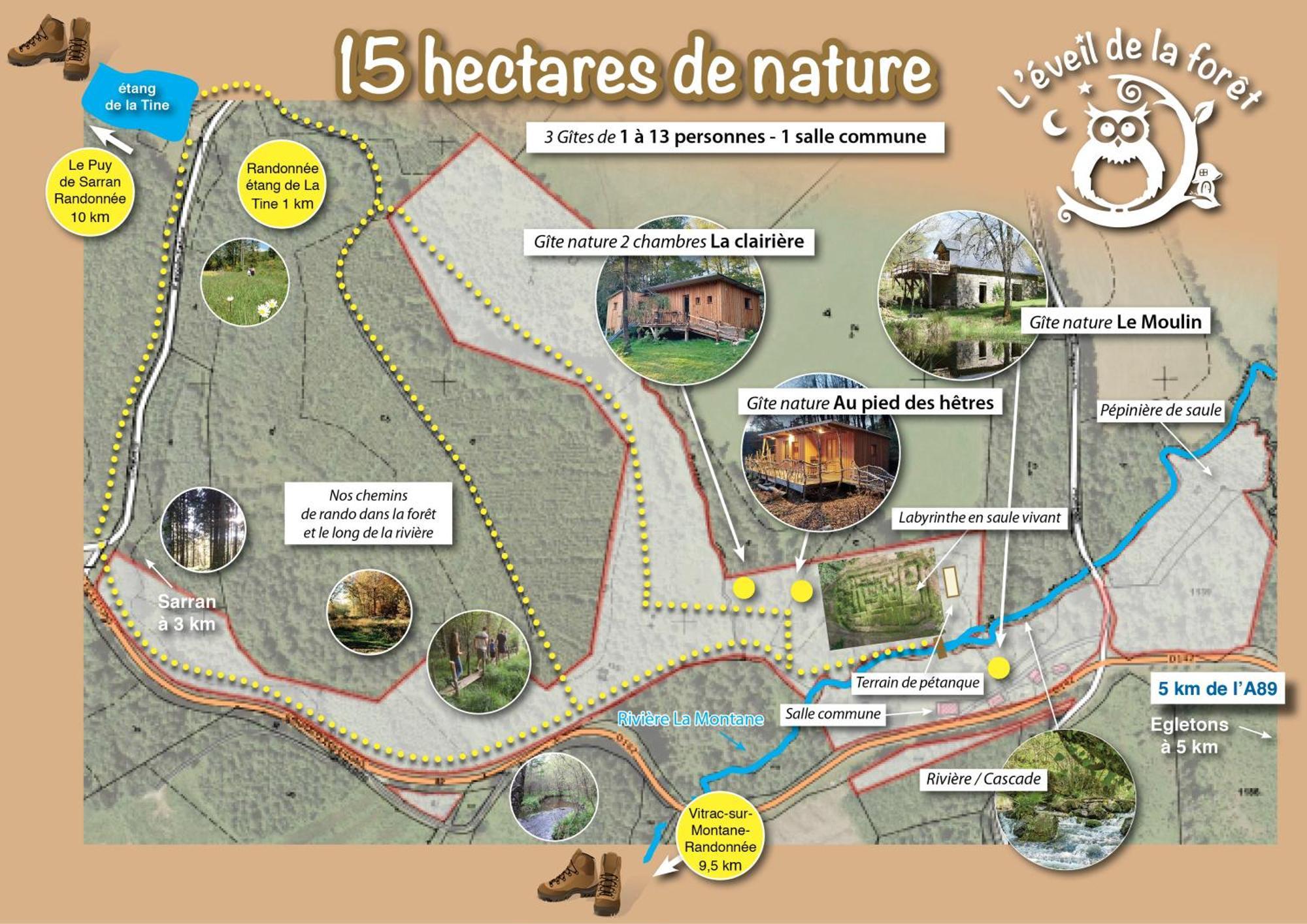 Gite Nature Le Moulin Vitrac-sur-Montane Exterior foto